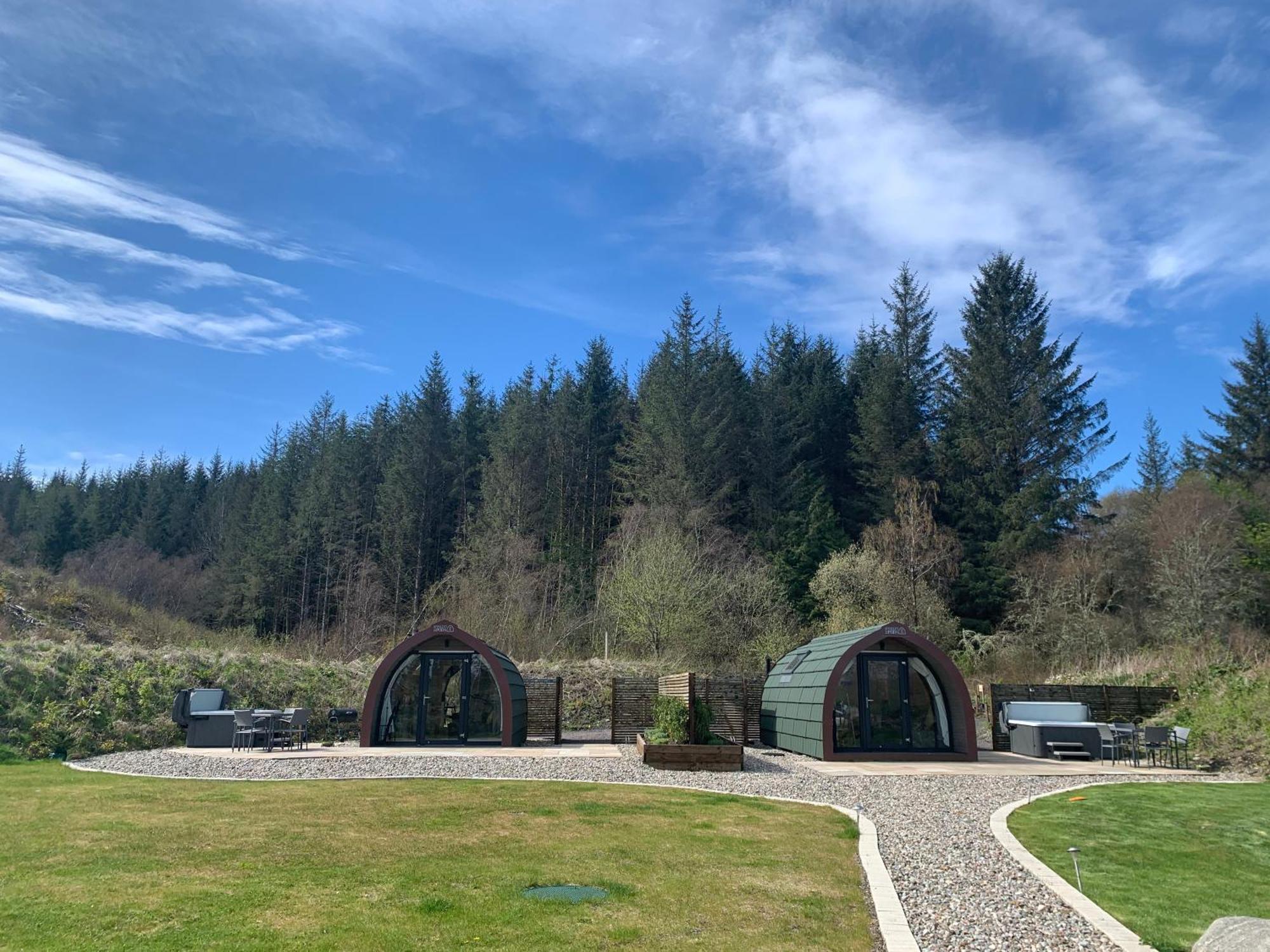 Villa Red Squirrel Pod With Hot Tub Oban Esterno foto