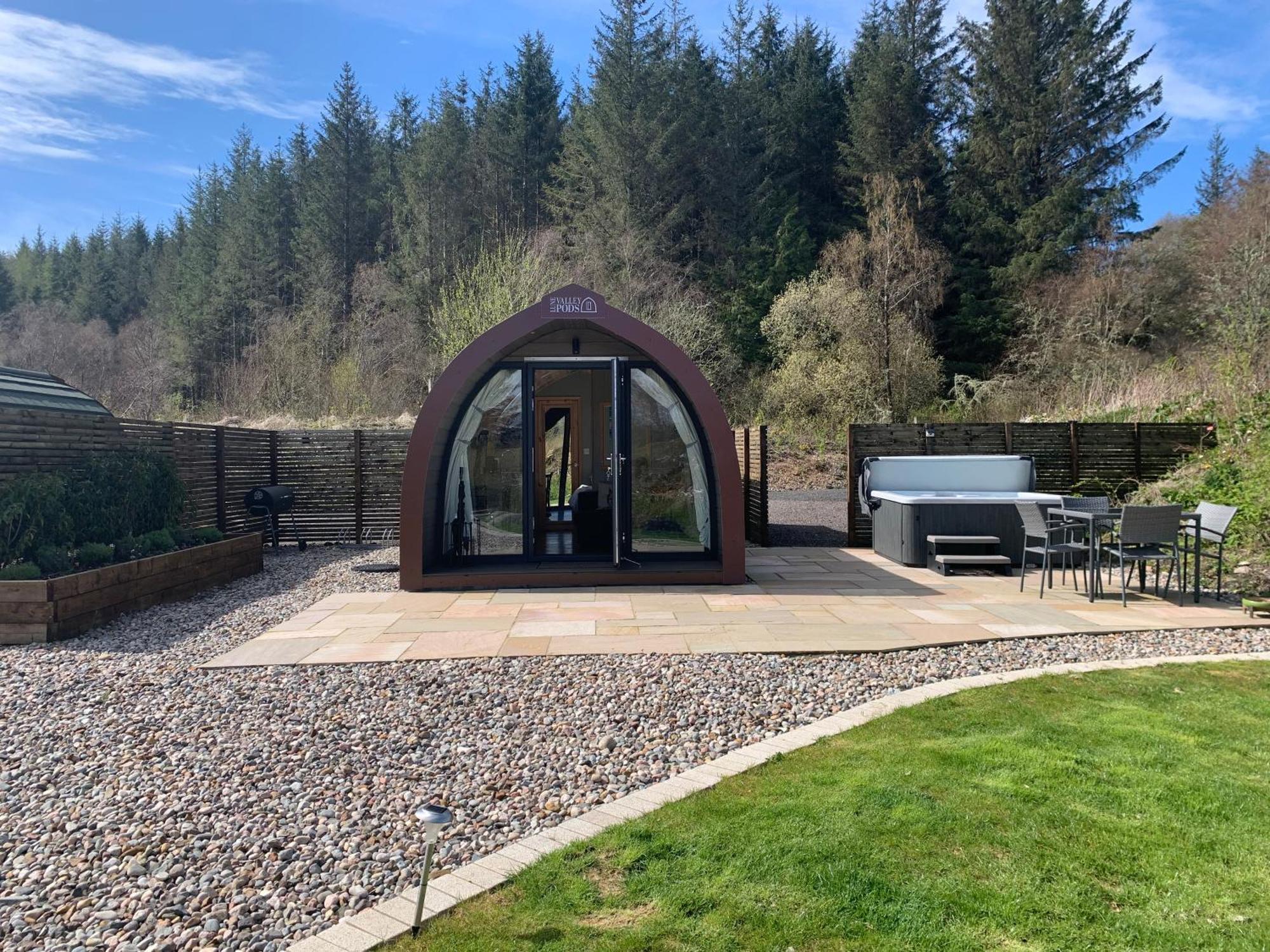 Villa Red Squirrel Pod With Hot Tub Oban Esterno foto
