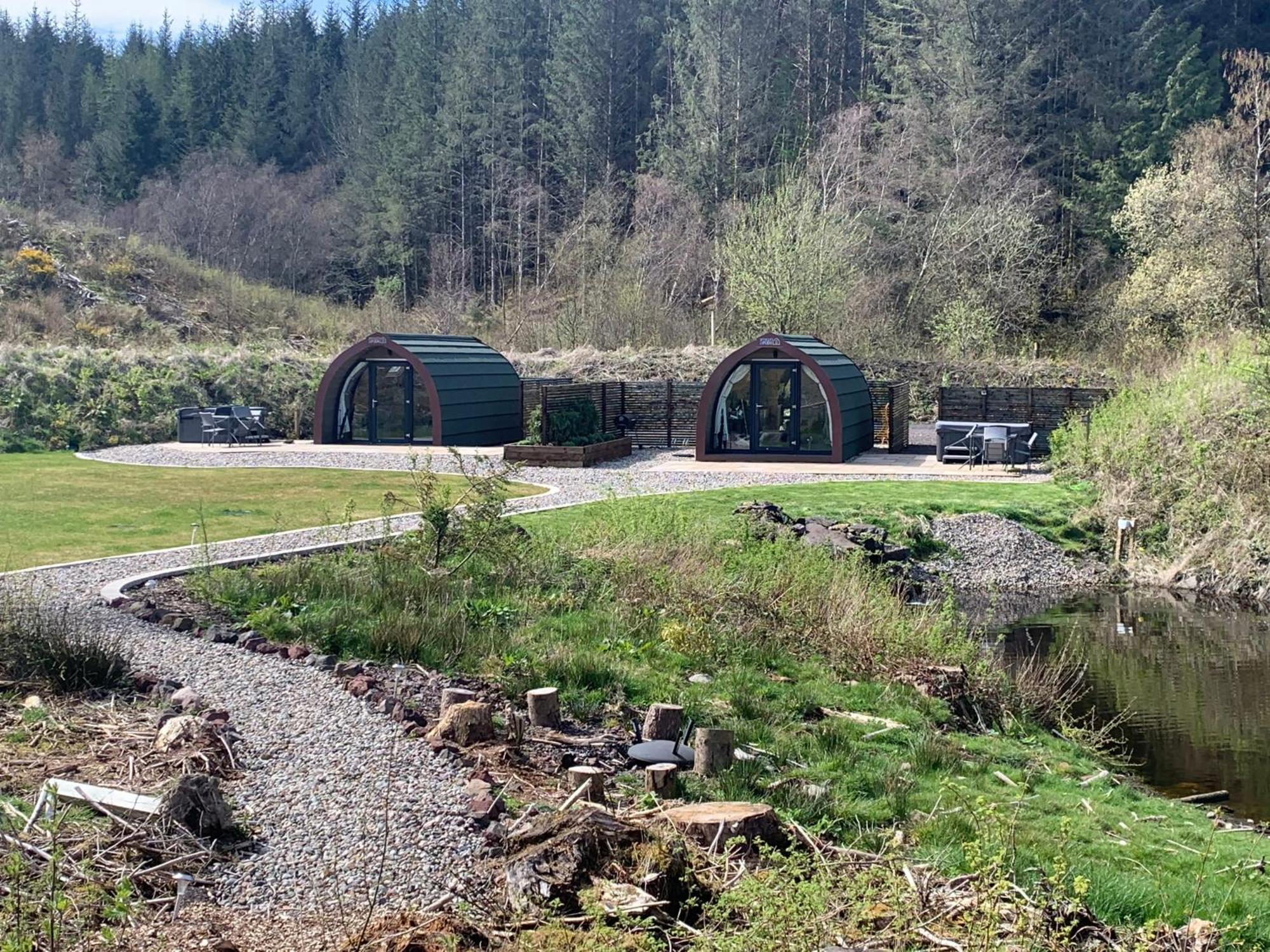 Villa Red Squirrel Pod With Hot Tub Oban Esterno foto