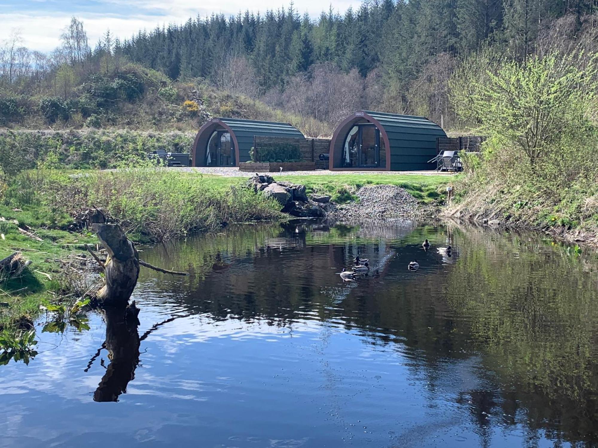Villa Red Squirrel Pod With Hot Tub Oban Esterno foto