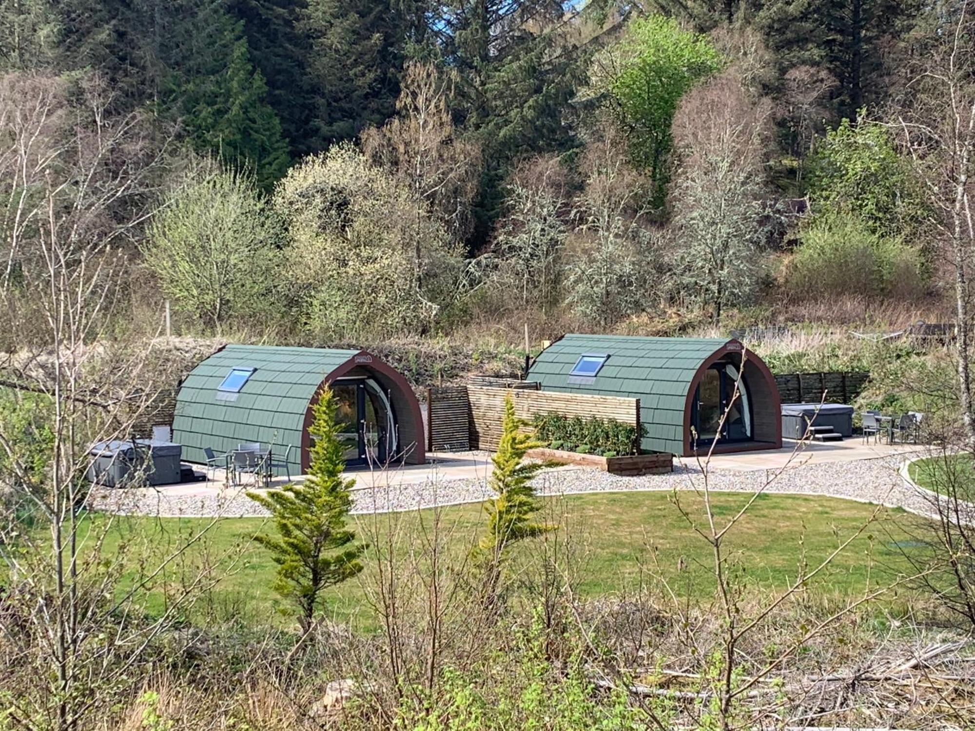 Villa Red Squirrel Pod With Hot Tub Oban Esterno foto